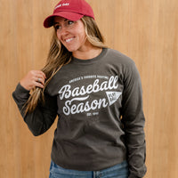 Baseball Season Est. 1845 - Custom Number - Long Sleeve Comfort Colors Tee