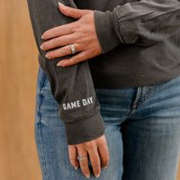 Baseball Season Est. 1845 - Custom Number - Long Sleeve Comfort Colors Tee