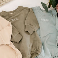 Bringing Home Baby - Personalized Embroidered Name Romper