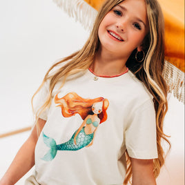 Watercolor Mermaid - Child Tee