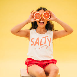 Salty w/ Wave (f&bd) - Comfort Colors TANK