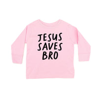 Jesus Saves Bro - Child Long Sleeve Tee
