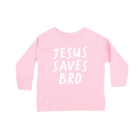 Jesus Saves Bro - Child Long Sleeve Tee