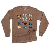 3x4 Butterfly Chart - Long Sleeve Comfort Colors Tee