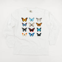 3x4 Butterfly Chart - Long Sleeve Comfort Colors Tee