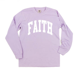 Arched Faith - Long Sleeve Comfort Colors Tee