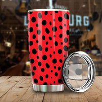Ladybug Red Black Tumbler Cup Custom Car Accessories