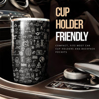Language Diagrams Pattern Sciences Tumbler Stainless Steel