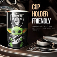 Las Vegas Raiders Tumbler Cup Custom Car Accessories For Fan