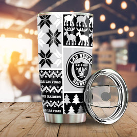 Las Vegas Raiders Tumbler Cup Custom Ugly Style Car Accessories
