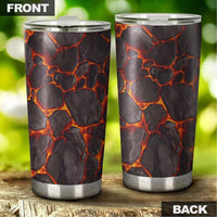 Lava Rock Tumbler Stainless Steel Pattern