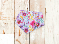 "Lilac Watercolor" Dog Bandana