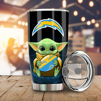 Los Angeles Chargers Tumbler Cup Custom Car Accessories For Fan