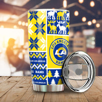 Los Angeles Rams Tumbler Cup Custom Ugly Style Car Accessories