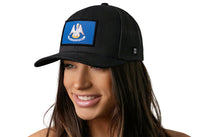 Louisiana Flag Trucker Hat  |  Black Louisiana Flag Snapback