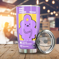 Lumpy Space Princess Tumbler Cup Custom Adventure Time Car Accessories