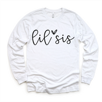 Lis Sis Sister Siblings Family Shirt - Sister Tee