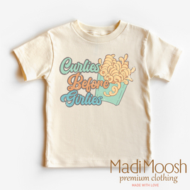 Curlies For The Girlies Shirt - Curley Fries Valentine Tee