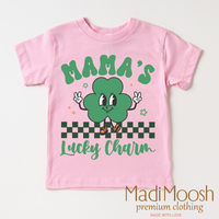 Mama's Lucky Clover St. Patrick's Day  Shirt - Kids St Patrick's Day Tee