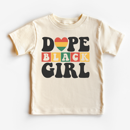 Dope Black Girl Black History Shirt - Juneteenth Kids & Adult Tee