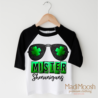 Mister Shenanigan's St. Patrick's Day Shirt - Kids St. Patrick's Day Tee
