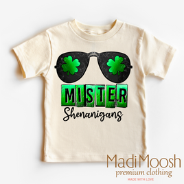 Mister Shenanigan's St. Patrick's Day Shirt - Kids St. Patrick's Day Tee