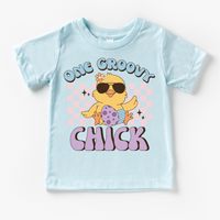 One Groovy Chick Easter Shirt - Easter Chicken Kids & Adult Tee