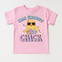 One Groovy Chick Easter Shirt - Easter Chicken Kids & Adult Tee