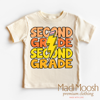 Second Grade Lightning Bolt Shirt - School Shirt