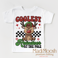 Coolest Reindeer At The Pole Shirt - Christmas Shirt