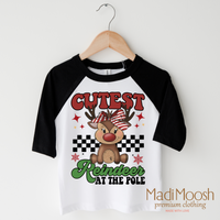 Cutest Reindeer At The Pole Shirt - Christmas Shirt