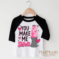 You Make My Heart Melt Valentine's Day Shirt - Lava Lamp Valentine Tee