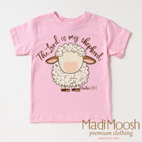 The Lord Is My Shepard Psalm 23:1 Shirt - Kids Easter Tee