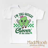 I'm The Cutest Clover In The Patch St. Patrick's Day Shirt - Kids St. Patrick's Day Tee