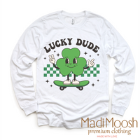 Lucky Dude St. Patrick's Day Shirt - Kids St. Patrick's Day Tee