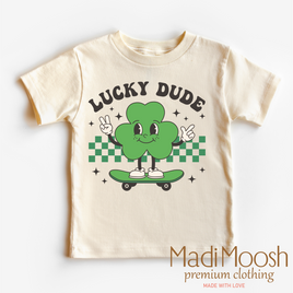 Lucky Dude St. Patrick's Day Shirt - Kids St. Patrick's Day Tee