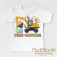 Excavator Easter Shirt - Eggs Cavator Easter Tee