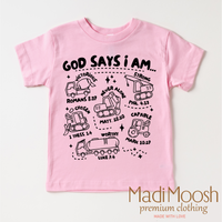 God Says I Am Construction Shirt - Christian Shirt