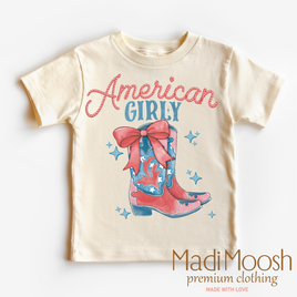 American Girly Shirt - July 4th - America Cowgirl