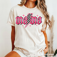 Mama Lightning Bolt Tee - Printed On Comfort Color