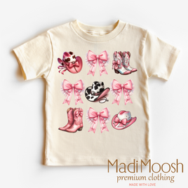 Cowgirl Country Bows And Boots Shirt - Cowgirl Tee