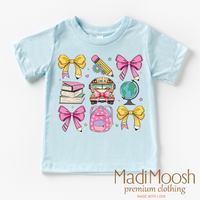 Bows And Pencils Back To School Shirt - Cute School Tee