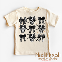 Skulls And Bows Halloween Shirt - Halloween Tee