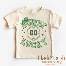 Howdy Go Lucky Western St. Patrick's Day Shirt - St. Patrick's Day Tee