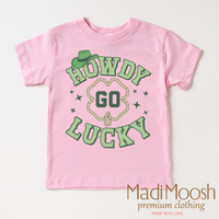 Howdy Go Lucky Western St. Patrick's Day Shirt - St. Patrick's Day Tee