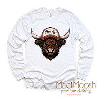 Howdy Highland Cow Western Shirt - Kids Country Tee