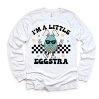I'm A Little Eggstra Easter Shirt - Boys Easter Tee