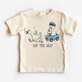 Got Too Silly Goose Shirt - Funny Kids Tee