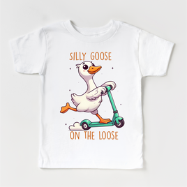 Silly Goose On The Loose Shirt - Funny Kids Tee