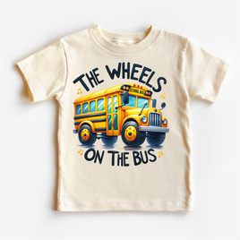 The Wheels On The Bus School Shirt - Kids School Tee